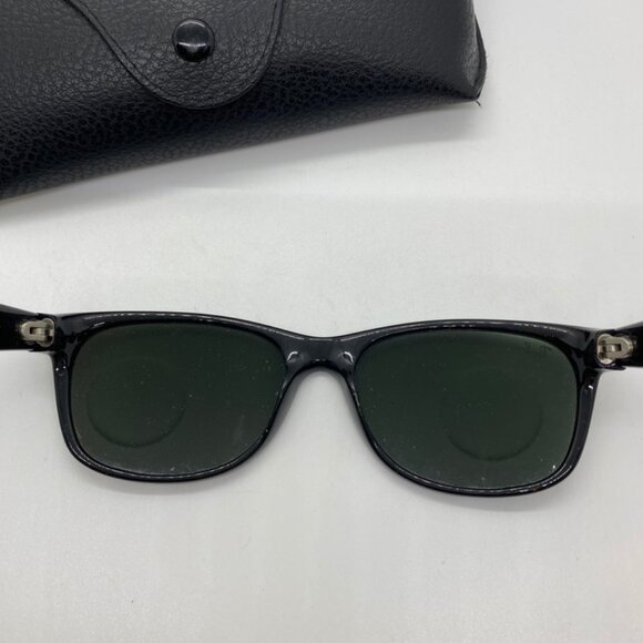 Ray-Ban "New Wayfarer" Black/Green RB 2132 - Picture 5 of 8
